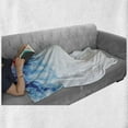 thumbnail image 6 of American Soft Flannel Fleece Throw Blanket, United States of America National Flag Sketch with State Stars White Stripe Theme, Cozy Plush for Indoor and Outdoor Use, 60" x 80", Blue Red, by Ambesonne, 6 of 6