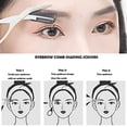 thumbnail image 5 of Eyebrow Razor Kit, 9 in 1 Professional Eyebrow Grooming Set for Women and Men, Including 3 Eyebrow Razors Trimmer,1 Tweezer,1 Scissor,1 Eyelashes Roller,1 Storage Bag, 5 of 16
