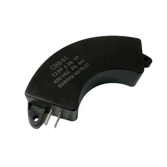 Generator Capacitor 450VAC 12uF 50/60Hz 5-7KW CBB61 SH DB 40/70/21 UL Half Moon