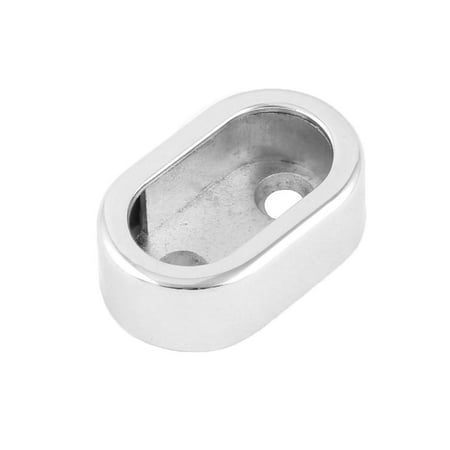 Home Metal Garment Clothes Closet Rod Holder End Support Socket Home Metal Garment Clothes Closet Rod Holder End Support Socket Bracket