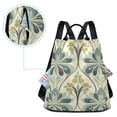 thumbnail image 5 of FORMRS Women's Travel Backpack Purse Anti-Theft Hidden Pockets Casual Shoulder Bag, Beige Floral Pattern, 5 of 7