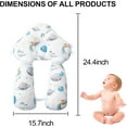 thumbnail image 2 of Child Wedge Pillow,Front and Rear Support,Daily use,it Provides a Comfortable Sleeping Experience and is Suitable for Travel, 2 of 7