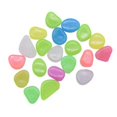 thumbnail image 1 of Holiday Ornaments 100Pcs Glow In The Dark Pebbles Luminous Stones Rocks For Garden Aquariums Deco, 1 of 5