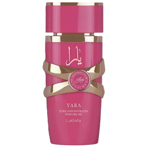 Perfume Lattafa Yara Candy, aceite concentrado puro, 20 ml, para mujer