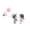 Black, variant on JeashCHAT Couple Cute Ornaments Couple Figure Figurines Balloons Ornaments For Car Dashboard