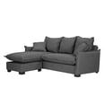 thumbnail image 2 of Love-Chaise Milo Gris Oscuro, 2 of 8