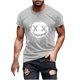 thumbnail image 2 of Blusas y camisas de manga corta y cuello redondo para hombre. Blusas/camisetas de manga corta con cuello redondo y estampado de Halloween para hombre. Blusa para hombre., 2 of 5