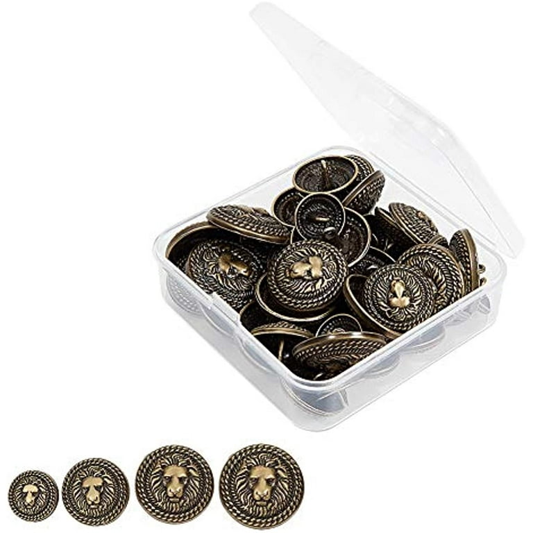 40pcs Creative Clothes Buttons Replacement Coat Buttons Sewing Buttons for Clothing, Size: 0.98 x 0.98 x 0.12, Other