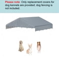 thumbnail image 2 of Cubierta para jaula de perro LYBOSH 305 x 305 cm impermeable gris, 2 of 5