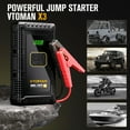 thumbnail image 4 of VTOMAN X3 Jump Starter with Air Compressor,3000A Car Battery Jumper Starter (8.5L Gas/6L Diesel) with 150PSI Auto Tire Inflator,12V Jump Box for Cars, 4 of 8