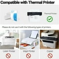 thumbnail image 5 of 100 Sheets A4 Thermal Printer Paper, 8.27" x 11.69" Folding Thermal Paper Compatible with Portable Thermal Printers, Quick-Dry, for Documents Picture Homework, White, 5 of 8
