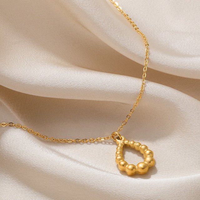 Collar con colgante de acero inoxidable para mujer, cadena de Color dorado de 18K, joyería de moda, collares redondos de sol lindo, regalo nuevo, envío gratis