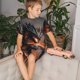 thumbnail image 4 of Fotbe Fiery Black Dragon Attack Pijama Estampada de 2 Piezas para Niños – Ropa de Dormir de Manga Corta Cómoda para Niños y Niñas, Camiseta y Shorts de Algodón-Large, 4 of 6