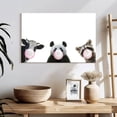 thumbnail image 3 of Elephant Stock Three Funny Animals Wall Art - Horizontal Canvas Wall Art - Living Room Wall Decor - Humor Canvas - White And Gray Decor - 24" x 16", 3 of 8