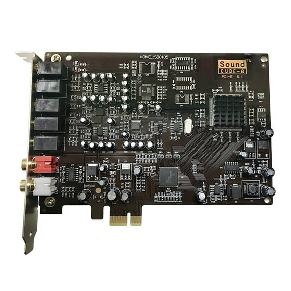 PCI-E Creative Sound  Audigy PCIe RX 7.1 Sound Card with High Performance Headphone Amp