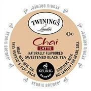 Twinings of London Chai Latte Tea, K-Cup Portion Pack for Keurig Brewers (10 Count) (1x8oz)