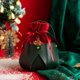 thumbnail image 4 of Bolsa con Asa de Caramelo Roja y Verde para Árbol de Navidad, Decoración del Hogar, Escritorio, Bolsa de Regalo de Año, 4 of 5