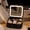 Black, variant on Guanglv Travel Makeup with LED Portable Travel Makeup Organizer