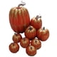 thumbnail image 3 of 9x Calabazas Artificiales Otoño Jardín Mesa Centro De Mesa Artesanías De Espuma Calabazas Rojo Dorado, 3 of 8