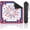 Color3, variant on Mahjong Mat with Bag, 31.5 x 31.5 Inch Non Slip Patriotic Red White Blue Fireworks Star Border Ribbon Accents , Gaming Pad for Mahjong, Poker, Dominoes, Card and Board Tile Games