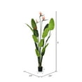 thumbnail image 3 of Vickerman 5' Artificial Potted Bird of Paradise Palm Tree., 3 of 6