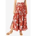 thumbnail image 2 of Woman Within Plus Size Petite Pull-On Elastic Waist Soft Maxi Skirt, 2 of 5
