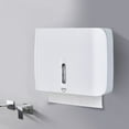 thumbnail image 5 of No Punching square ABS Refillable Paper Towel Dispenser Wall Mountedhand Kitchen Tissue Dispenser Hand Tissue Dispenser grey, 5 of 5