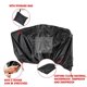 thumbnail image 3 of Campervans Caravan Motorhome Rear Waterproof Black 210D Extra Strong Bike Bicycle Cover Up to 2-3 Bikes, 3 of 4