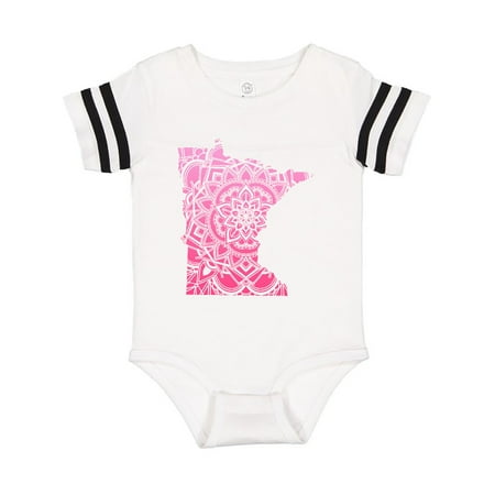 

Inktastic Minnesota Silhouette Mandala Gift Baby Boy or Baby Girl Bodysuit
