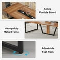thumbnail image 6 of Tribesigns 8FT Conference Table, Large Meeting Table/Podcast Table for 10 People, Business Style Wooden Training Table with Strong Metal Frame for Office Conference, 6 of 8