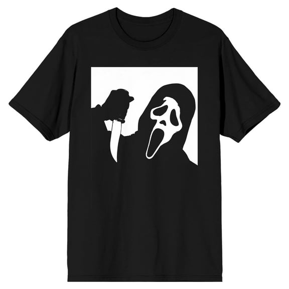 Ghostface Black and Men's White Black Graphic Tee