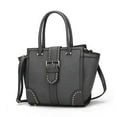 thumbnail image 3 of MKF Collection Ilana Women's Studded Vegan Leather Satchel Crossbody Handbag by Mia K. - Taupe, 3 of 10