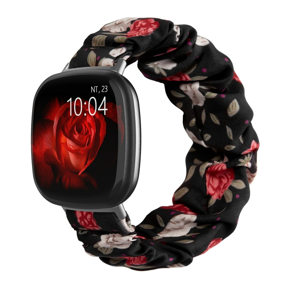 Adepoy - Scrunchie Bands Compatible with Fitbit Versa 3/Fitbit Sense ...