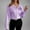 Purple, variant on Goodtrade8 Lightweight Womens Shirts Tunic Long Sleeve Solid Color Casual Collared Women's Tops