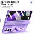 thumbnail image 5 of Dteck Case for Galaxy Z Fold 2 Hybrid Hard PC with Build in Stand, Ultra-Thin Anti-Scratch Shook-Proof for Samsung Z Fold 2 5G(2020) Folding Screen Stylish Cover Case,Purple, 5 of 7