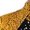 Gold, variant on Raenseen Kids Girls 2 Piece Lyrical Jazz Dance Outfit Sequin Crop Top and Wide Leg Chiffon Pants Hip Hop Dance Set Purple 6