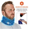 thumbnail image 3 of Ergodyne Chill-Its 6489 2-Layer Cooling Multi-Band Headband, 2X/3X, Blue, 3 of 8