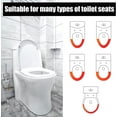 thumbnail image 5 of Juego de 2 bisagras fijas para asiento de inodoro., 5 of 5