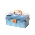 thumbnail image 1 of LSLJS Travel Pills Box Organizer Family Large-capacity Box Drug Storage Box Household Small First Aid Box Storage Box, 1 of 3