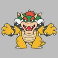 thumbnail image 2 of Mens Nintendo Just Bowser Lightweight Hoodie, 2 of 4