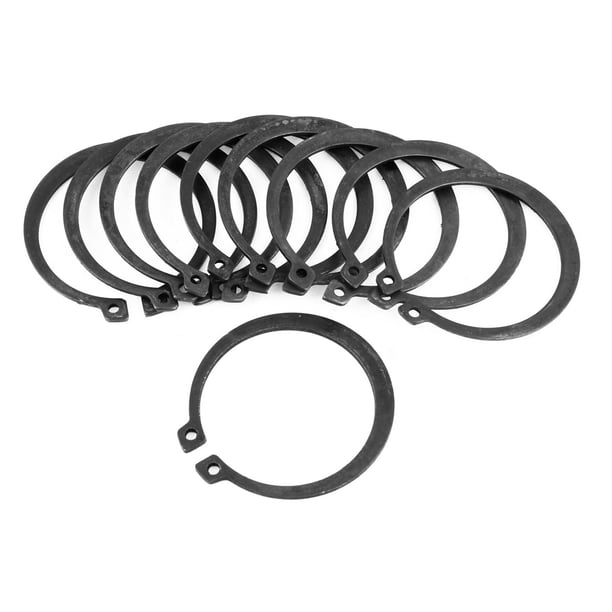 10 Piezas Anillo de Retención Externo de Metal en Forma Redonda de 46mm x 54mm