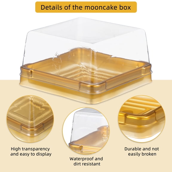 TABLZONE Clear Small Dessert Containers with Transparent Lids 50 Set Sealed Food Storage Cups for Party and Baking