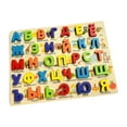 thumbnail image 2 of yotijay 1 Piece Russian Alphabet Words Recognition Wooden Pegged Puzzles Colorful, 2 of 9