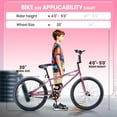 thumbnail image 7 of BMX Bike, 20 inch Kids Bike, DEYGIA Bikes for Kids 6-14, Boys Bike with 4 Pegs, High-Carbon Steel BMX Frame, 360 Handlebar Rotation, Jet Fuel Finish, 7 of 7