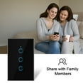 thumbnail image 3 of Wi-Fi Smart Light Switch Commande Vocale, Télécommande et Tactile Compatible avec Alexa et Google Assistant, Planificateur, Minuterie et Compte à Rebours Nécessite un Fil Neutre, Aucun Concentrateur Requis 95-250 V, 3 of 8