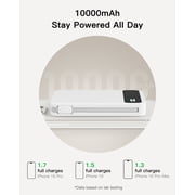10,000mAh Magnetic Wireless Power Bank Compatible with Mag-Safe, 15W Fast Charging Portable Charger with USB-C 22.5W PD Input/Output - for iPhone 17/16/15/14/13/12 Series, AirPods