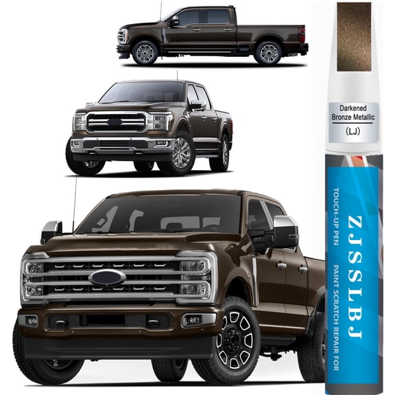 Car Touch Up Paint(Darkened Bronze Metallic(LJ)) for Ford, Car Paint Scratch Repair Kit, Quick & Easy Solution to Repair