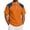 Orange-B#40610BB, variant on Hearthz Linen Mens Polo Shirt Moisture Wicking Raglan Men's Short Sleeve Shirts Color Block Soft Breathable Golf Polo Shirts for Men