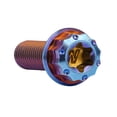 thumbnail image 5 of Wanyifa Titanium Flange 12 Point M6 x10 15 20 25 30 35 40 45 50mm Screw Bolt,M6x20mm,Blue,4 Pcs, 5 of 7