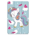 thumbnail image 7 of Allytechgroup Slim Case for Samsung Galaxy Tab S10 FE+ 13.1 Inch 2025 SM-X620 X626B, Trifold Stand Flip Cover Protective Drop Proof Stylish Tablet Case for Galaxy Tab S10 FE+ Plus 5G, Unicorn, 7 of 7